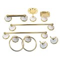 Moen Rivera Polished Brass 9-piece Bath Accessory Kit