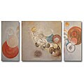 Beneficial guideline for abstract Hand Painted Joy Chen Hand Painted 'Abstract' 3-piece Canvas Art Set