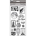 Related knowledge on icon pursuit perforated leather jacket Paper Company World Icons Clear Stamps