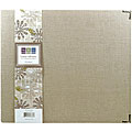 We R Memory Keepers 3-ring 12x12-inch Silvertone Linen Binder