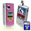 SVP T308 Pink HD 720p Pocket Camcorder