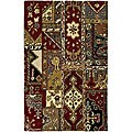 Handmade Patchwork Panel Wool Rug (2'3 x 4')