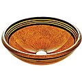 Vigo Tangerine 19-mm thick Glass Vessel Sink