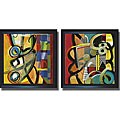 Janet O' Neal 'Lucid Moments & Vital Energies' Canvas Art Set