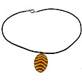 Desert Waves Fused Glass Necklace (Chile)
