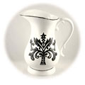 Photos and reviews on whitewater rafting Hand-painted Black and White Water Pitcher