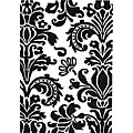Hand-tufted 'Floridly' Black Wool Rug (5' x 8')