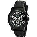 Gino Franco Men's Black Multifunction Watch