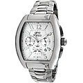 Gino Franco Men's Stainless Steel Chronograph Watch