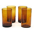 Certified International Amber Bubble 17-oz Ice Tea Glasses (Set of 8)