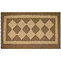 Extra-thick Beige Diamonds 18x30 Door Mat