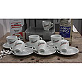 Free connected roadmap for porcelain dishes Lorenzo Porcelain Espresso Cup and Saucer Set (Service for 6)