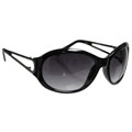 Journee Collection Women's Black Oversized Sunglasses