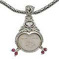 Amethyst and Garnet 'Dreamer' Necklace (Indonesia)