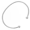Sterling Silver Bangle Cuff Bracelets (Set of 2)