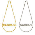 Gold Overlay Figure 8 Gucci-style 36-inch Necklace