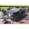 All-welded Diecast Aluminum Tuscan 11-piece Dining Set