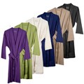 Unisex Organic Combed Cotton Interlock Jersey Bathrobe
