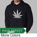 Los Angeles Pop Art Men's Leaf Hoodie