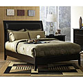Roadmap relating to Flame mahogany desk City II Full-size Low Profile Sleigh Bed