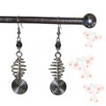 Silverplated Copper 'Going Up' Earrings (Kenya)