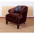 Contessa Velvet Fabric Club Chair