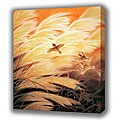 Beneficial data on abstract Asian 'Abstract Bird in Field' Giclee Print Canvas Art