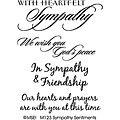 My Sentiments Exactly Sympathy Clear Stamp Set