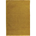 Indo Handmade Sumak Flatweave Light Green Rug (9' x 12')