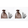 Brown Swirly Hair Clip Sets (Case of 2 Sets)