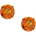 10k Yellow Gold Twilight Mystic Topaz Stud Earrings