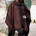 'Warm Earth' Alpaca Wool Reversible Poncho (Peru)