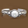 Sterling Silver 'Moon Goddess' Cuff Bracelet (Indonesia)