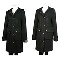 Nicole Women's Cashmere Blend Hooded Coat