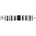 Ken Craft Sterling Silver Black Onyx and Marcasite Bracelet