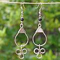 Silverplated 'Three Tips of Africa' Earrings (Kenya)