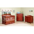 DaVinci Rivington 4-in-1 Crib with Toddler Rail in Cherry