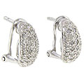 Sterling Silver 1/2ct TDW Diamond Hoop Earrings (J-K, I3)