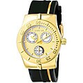 Invicta Women's Wildflower Black and Goldtone Watch