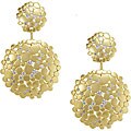 Nexte 14k Goldplated 'Cynthian Celestial' Cubic Zirconia Earrings