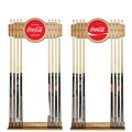 Cola-Cola Wood Billiard Cue Wall Rack