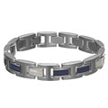 Colibri Artic Steel and Wood and Mother of Pearl Men's Bracelet
