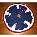 Handcrafted Winter Whimsy Tree Skirt