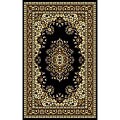 Advice blog on Buying Oriental rug Alexa Cameo Center Medallion Oriental Black Rug (5'3 x 7'9)