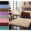 Hand-woven Alexa Standard Flokati Wool Shag Rug (7' x 9')