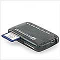 Smoke Color USB 2.0 Mini All-in-One Memory Card Reader
