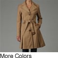 DKNY Women's Belted Rain/ Trench Coat