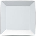 Waechtersbach Large-rimmed White Square Plates (Set of 2)