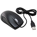 USB Ergonomic Black Optical Scroll Wheel Mouse