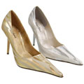 Michael Antonio Women's Zebra Print Pointed Toe Stilettos